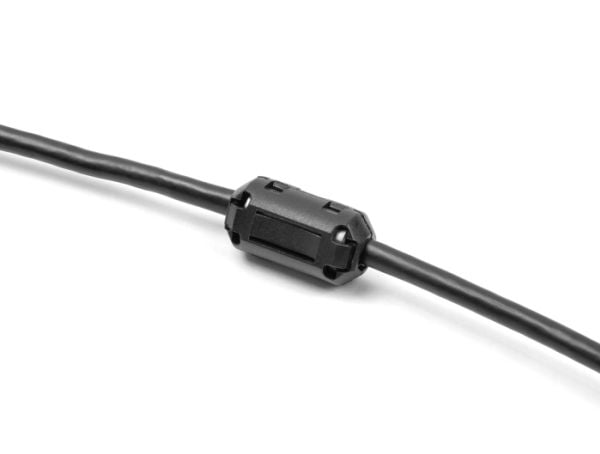 Delock - Ferrittperle - for round cables up to 5 mm - svart (en pakke 2)