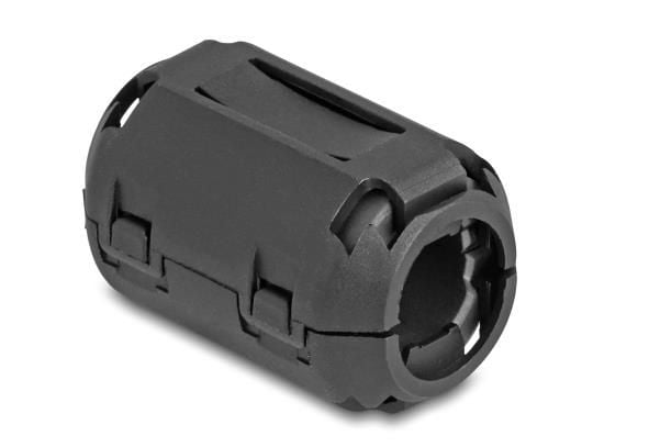 Delock - Ferrittperle - for round cable up to 13 mm - svart (en pakke 2)