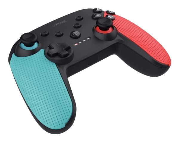Trust GXT 1246B Muta - Håndkonsoll - trådløs - Bluetooth - blå, rød - for Nintendo Switch, Nintendo Switch Lite