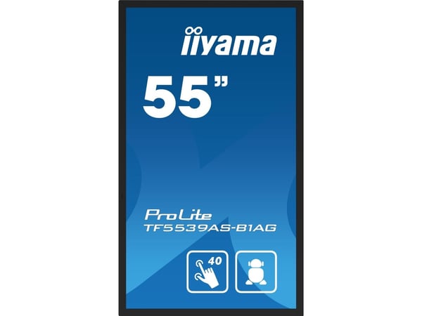 iiyama ProLite TF5539AS-B1AG - 55" Diagonalklasse LED-bakgrunnsbelyst LCD-skjerm - intelligent skilting - med innbygd mediespiller og pekeskjerm (m...