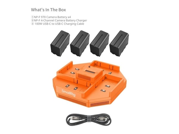 SmallRig NP-F970, 7800 mAh, 7,2 V, Lithium-Ion (Li-Ion)