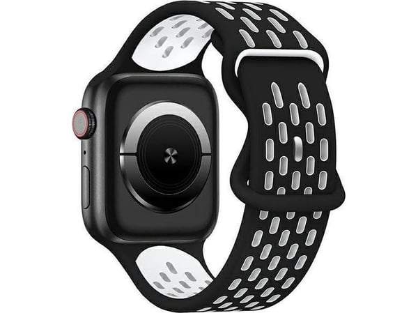 Beline Beline Beline Apple Watch New Sport Silikoniranneke 42/44/45/49mm musta/valkoinen musta/valkoinen laatikko