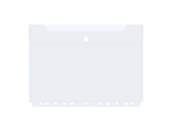Kuvertmappe A4 Hullet Transparent - (10 stk.)