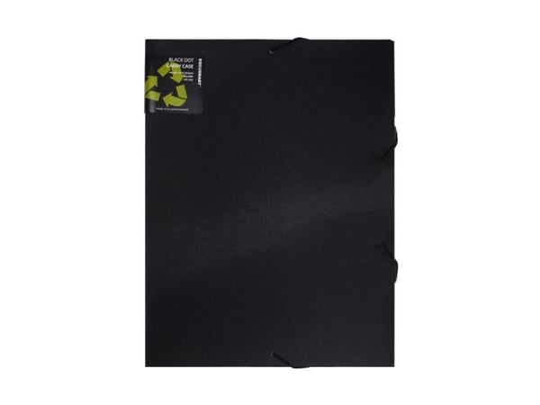 Dokumentbox BLACK A4 Sort