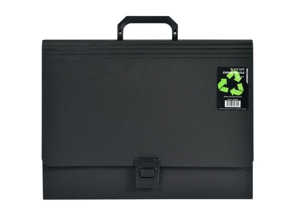 Docusmart Hjemmearkiv A4 sort PP - med 24 lommer
