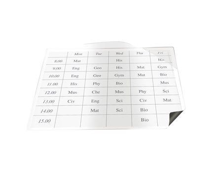 B.N.T 287300, A4, Hvit, Blank, 100 stykker