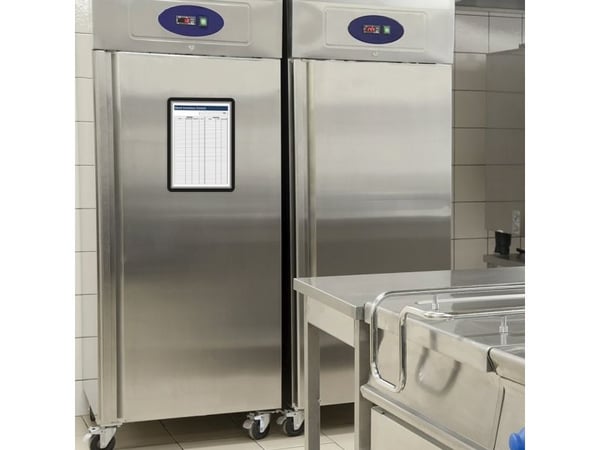 Magnetmapp med magnetisk baksida A4x2, svart