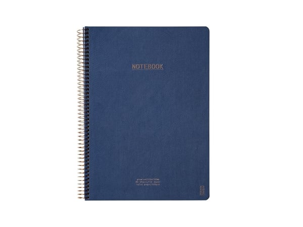 KOZO Premium muistikirja A4 navy, 100 sivua 80g.227x16x297mm 0,658kg (1kpl)