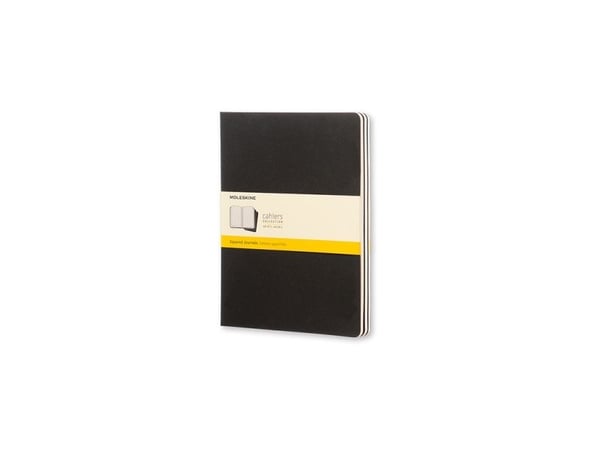 Moleskine Cahier, Monokromatisk, Sort, 120 ark, 120 g/m², Rute papir, Innbundet (hardcover)