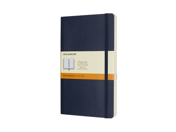 Prime Notes Moleskins L in Lines Sapphire 192k