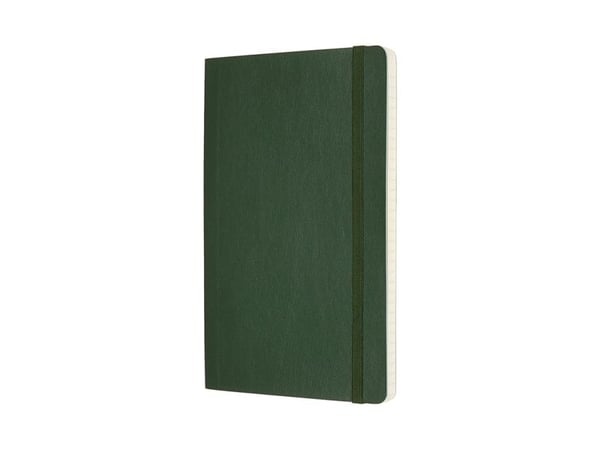 Moleskine Classic, Monokromatisk, Grønn, 192 ark, 70 g/m², Linjerte ark, Innbundet (hardcover)