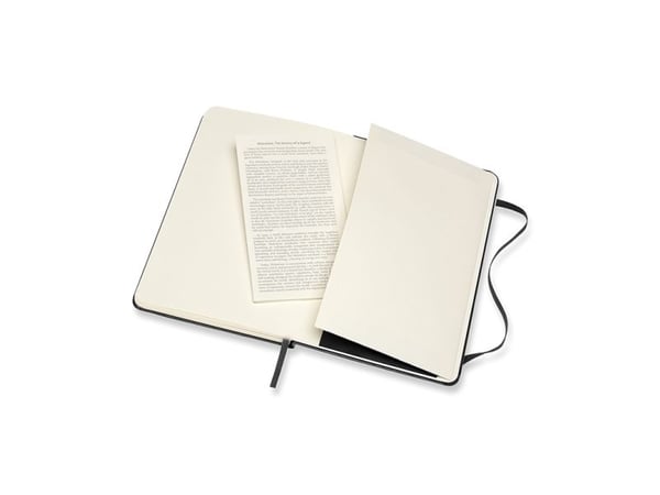 Moleskine Classic, Monokromatisk, Sort, 208 ark, 70 g/m², Linjerte ark, Innbundet (hardcover)