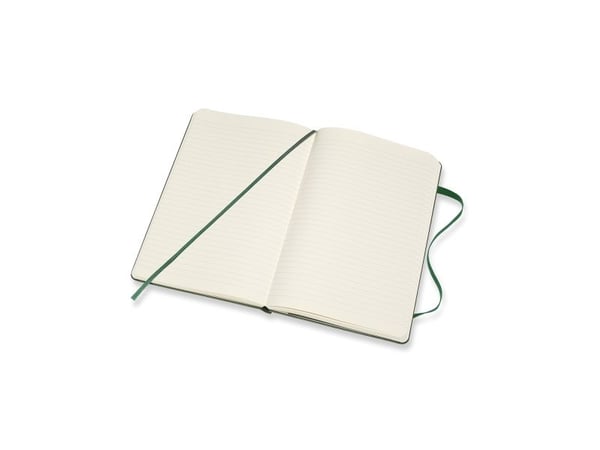 Moleskine Classic, Monokromatisk, Grønn, 240 ark, 70 g/m², Linjerte ark, Innbundet (hardcover)
