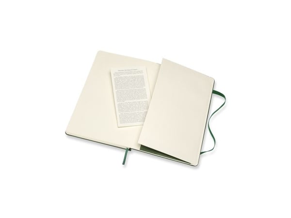 Moleskine Classic, Monokromatisk, Grønn, 240 ark, 70 g/m², Linjerte ark, Innbundet (hardcover)