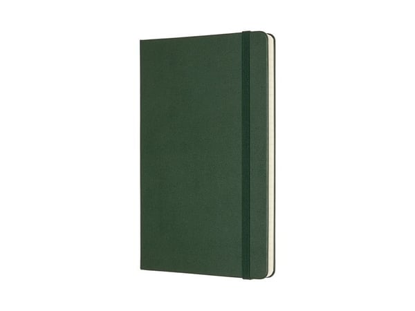 Moleskine Classic, Monokromatisk, Grønn, 240 ark, 70 g/m², Linjerte ark, Innbundet (hardcover)
