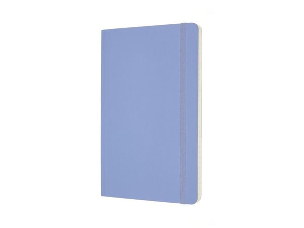 Moleskine anteckningsblock MOLESKINE Classic L (13x21 cm) linjer, mjuk pärm, hydrangea blue, 240 sidor, blå