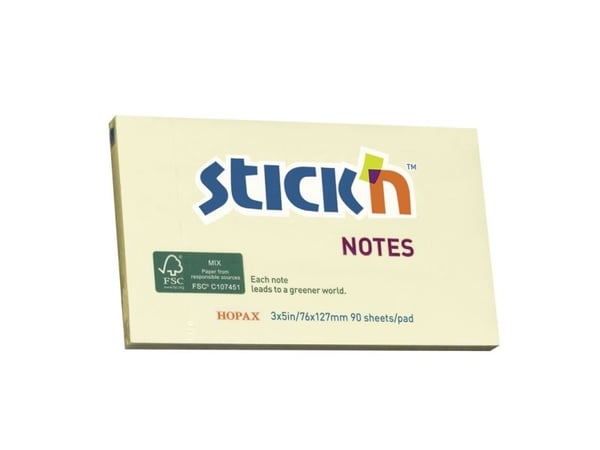 Muistiinpanopalikka 76 x 127, keltainen FSC-merkki195x273x325mm 9,5kg (1. kk)