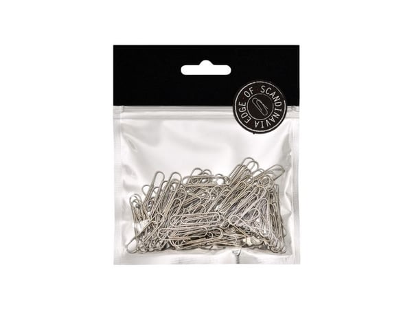 Edge of Scandinavia clips 45 mm, 50-pack silver (6 st.)