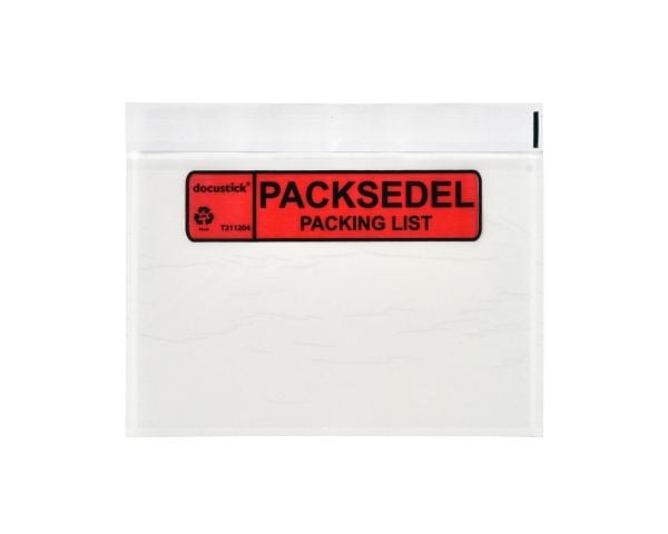 Följesedelficka C6 med tryck 100 st