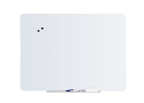 Glastavle 90x120cm Magnetisk Hvid