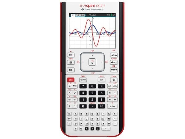 Texas Instruments TI-Nspire CX II-T, Ficka, Grafer, Flash, USB-port, Batteri, Vit