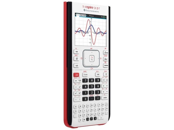 Texas Instruments TI-Nspire CX II-T, Ficka, Grafer, Flash, USB-port, Batteri, Vit