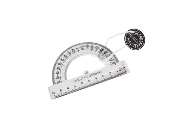 Edge of Scandinavia Protractor 180° läpinäkyvä - (6 kpl.)