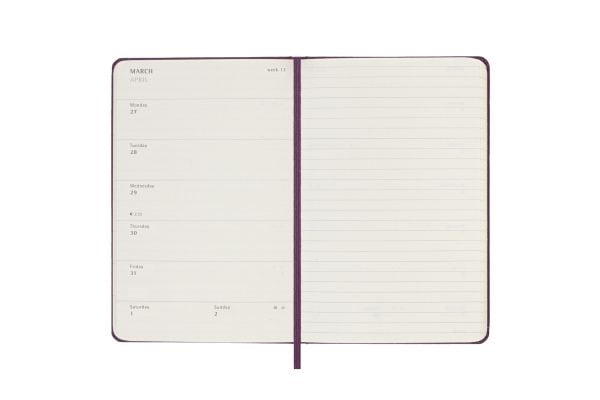 Classic Hard 12M Week Note Pocket Petit Prince Dark Purple 2023