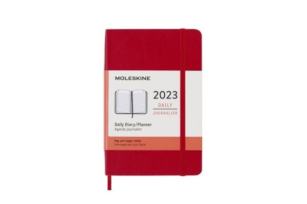 Klassinen pehmeä 12M Daily Pocket Red 2023