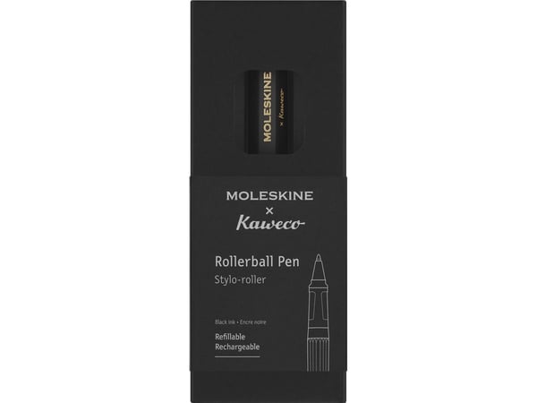 Moleskine KAWECO X MOLESKINE rullakärkikynä, musta