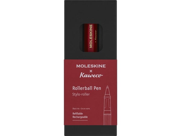 Moleskine KAWECO X MOLESKINE rullakärkikynä, punainen