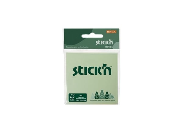 Miljø Notisblok FSC 76x76m Assorterad 3 Blokke