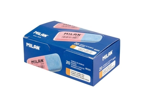 Milan Eraser for blekk og blyant (20szt) MILAN