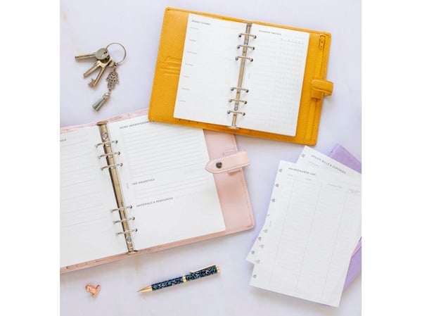 Filofax Husholdningsplanlægger Notebook Refill A5