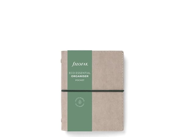 Filofax Eco Essential Systemkalender Pocket Askegrå