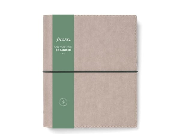 Filofax Eco Essential A5 Systemkalender Askgrå