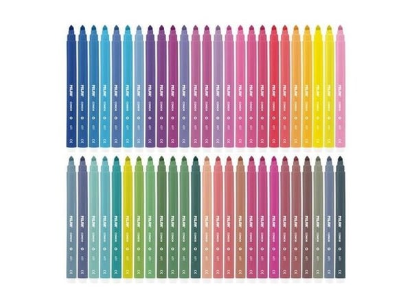 MILAN Fiberpenne 5mm 50 Farver
