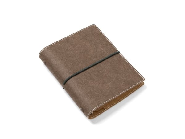 Filofax Eco Essential Pocket Systemkalender Mørk Valnød