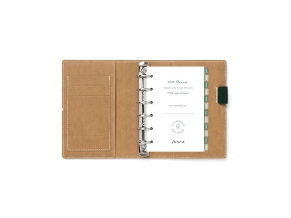 Filofax Eco Essential Pocket Systemkalender Ibenholt
