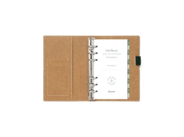 Filofax Eco Essential Personal System -kalenteri Ibenholtin järjestelmästä