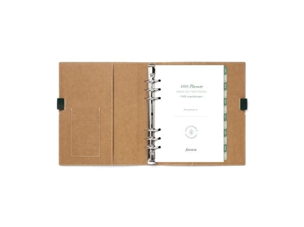 Filofax Eco Essential A5 Systemkalender Ibenholt
