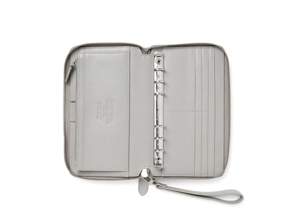 Filofax Malden Systemkalender Personal Compact Zip Stone
