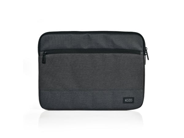 Tietokonehylsy KOZO Charcoal kierrätetty RPET jopa 15.6" asti