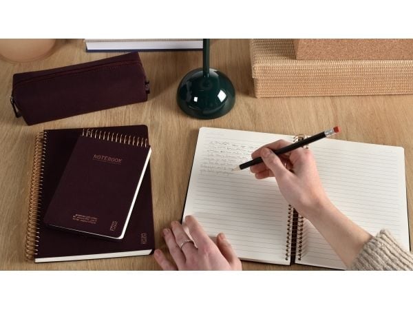 KOZO anteckningsbok A4 Premium Coffee – (6 st.)
