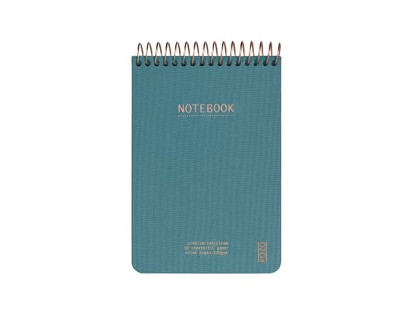 KOZO anteckningsbok A6 Premium Steel Blue (6 st.)