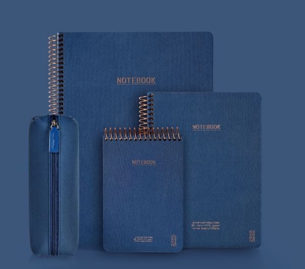 KOZO Pennfodral Navy - (3 st.)