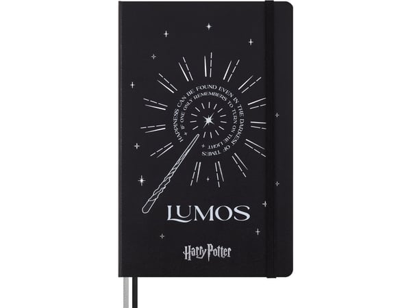 MOLESKINE Harry Potter Lumos 2024 notatbok, 13x21 cm, foret, begrenset opplag