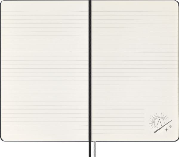 MOLESKINE Harry Potter Lumos 2024 notatbok, 13x21 cm, foret, begrenset opplag