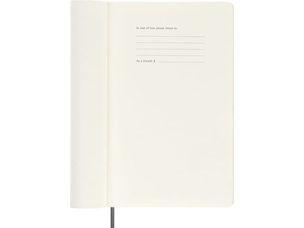 Smart Notebook Soft Blank Large svart