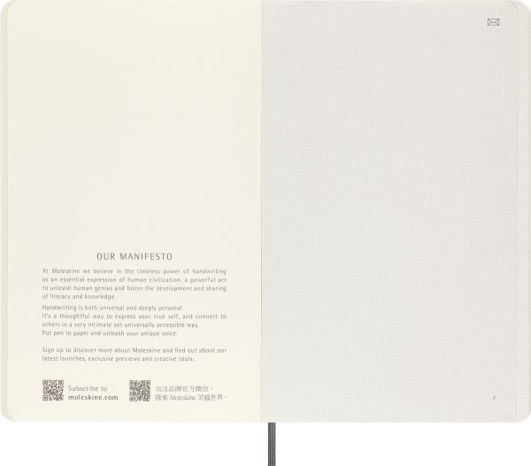Smart Notebook Soft Blank Large svart